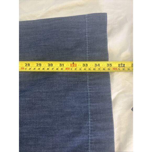 Talbots Denim Dress Womans Zero Petite Cottage Minimalist Western Effortless - Picture 4 of 10